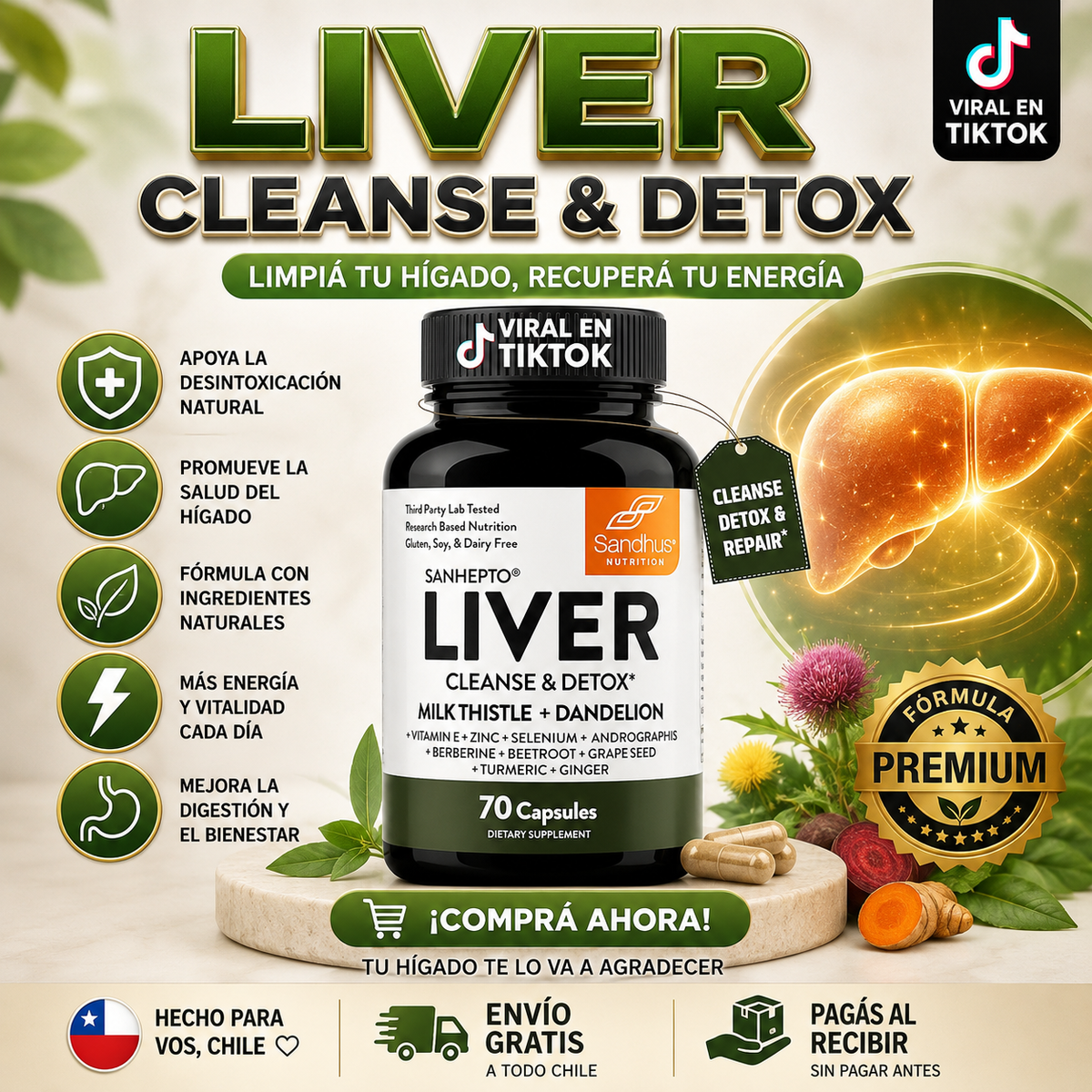Liver Cleanse & Detox 70 CAPS