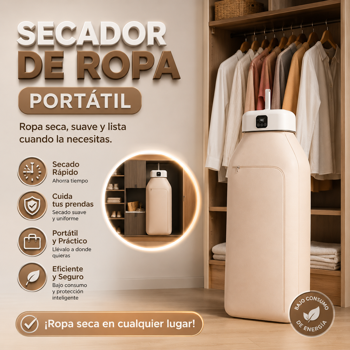 Secador De Ropa Portatil