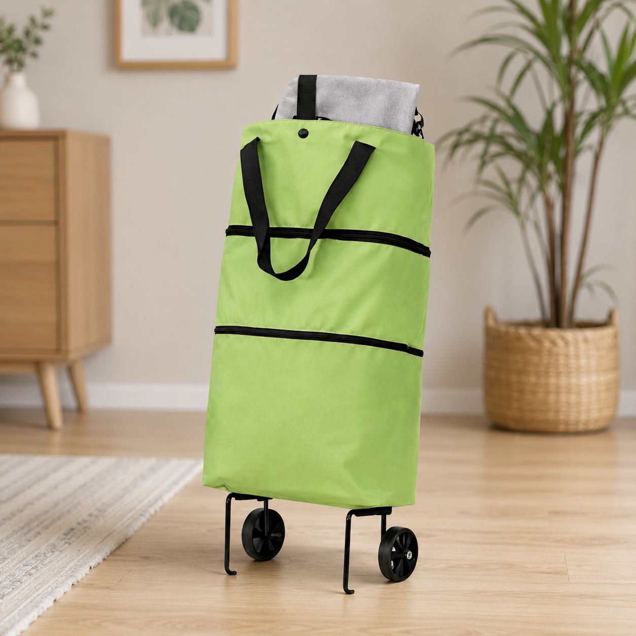 Bolso Plegable con Ruedas 2 en 1